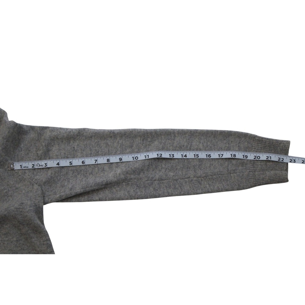 J. Crew Mercantile Mens Large Gray Shawl Collar Button Pullover Sweater Knit L - Picture 6 of 7